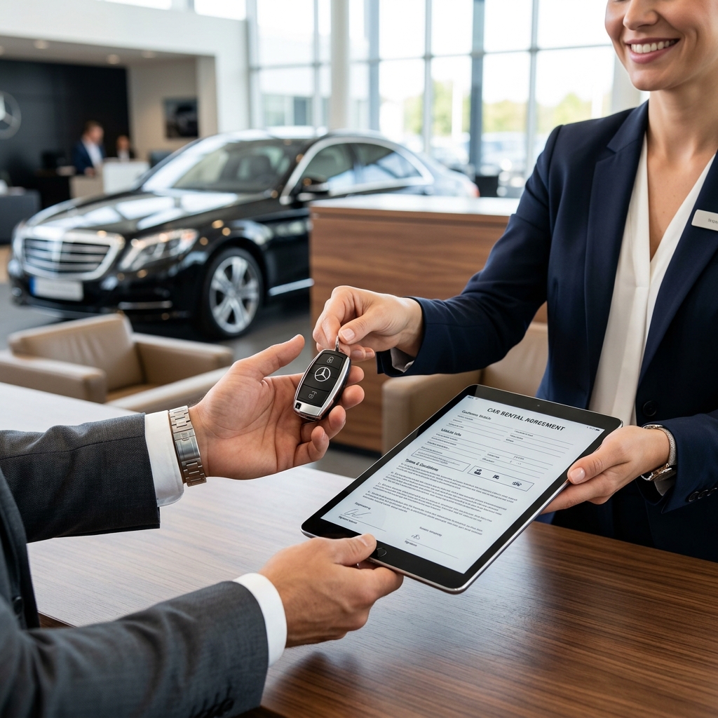 Car rental documents Dubai